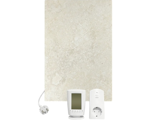 Infrarood natuursteenkachel ComfortStone Sienna 40x60 cm 500 watt incl. draadloze thermostaat