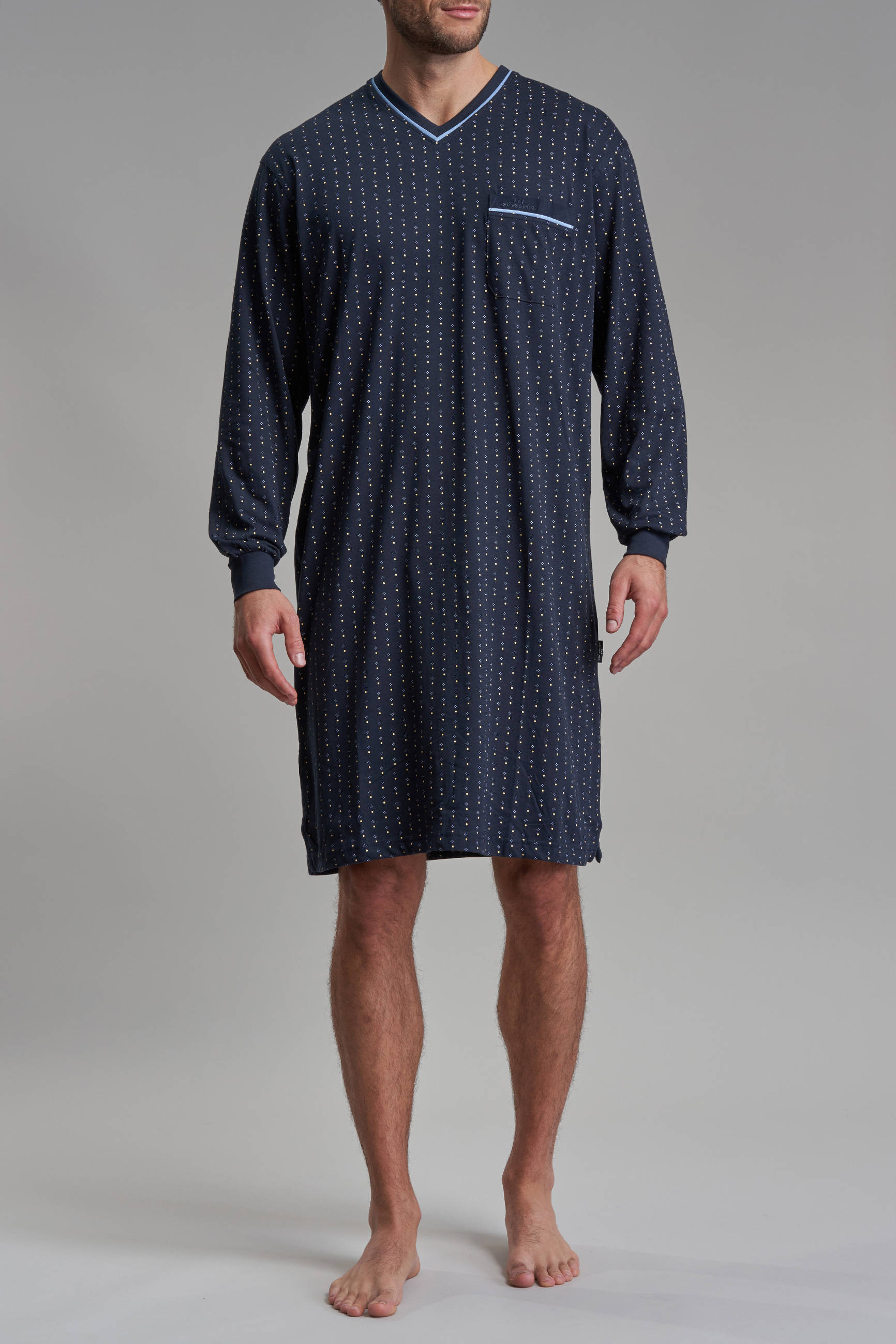 Götzburg slaapshirt donkerblauw