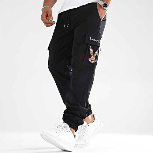 Pantalon Cargo Bugs Bunny Graffiti Noir
