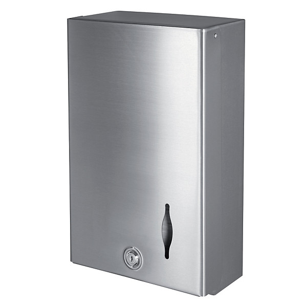 Distributeur essuie-mains enchevêtrés inox brossé