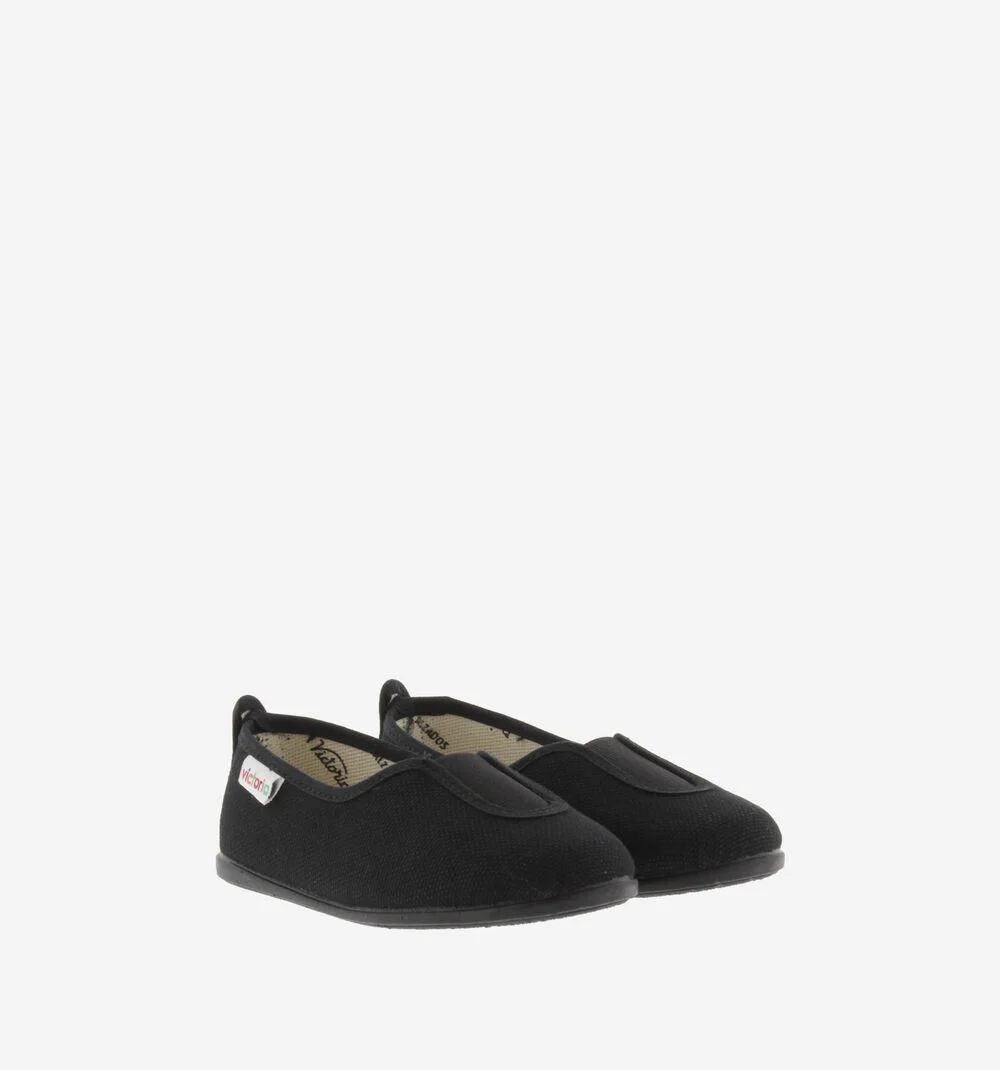 GIMNASIA TOILE BIO Baskets sport pour femme NEGRO