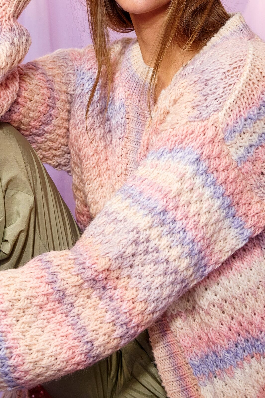 Noella Gio Cardigan pastel mix