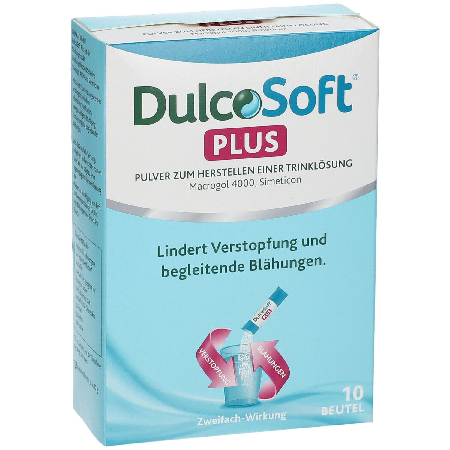 DulcoSoft Plus Abführmittel bei Verstopfung mit Blähungen