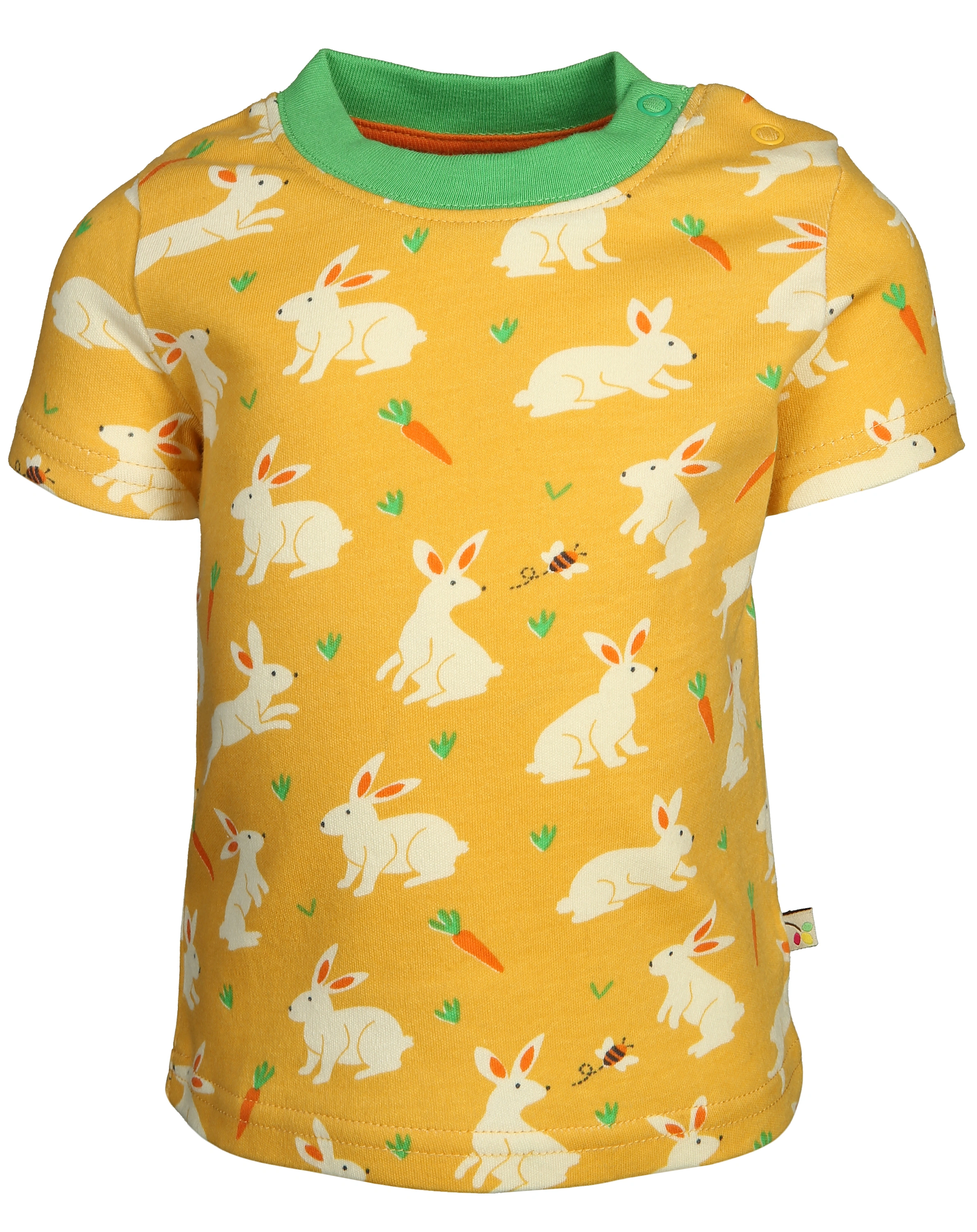 T-Shirt POLRUAN - HOP ALONG in gelb