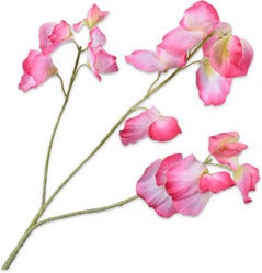Silk-Ka kunstbloem Lathyrus licht paars 66 cm