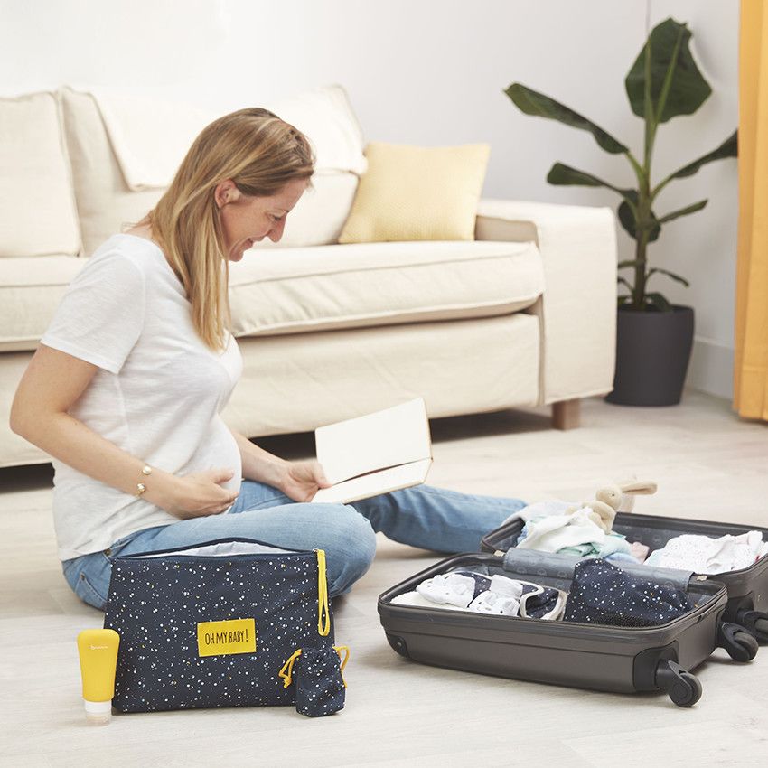 Sac et kit à langer Change&Go - Ecru