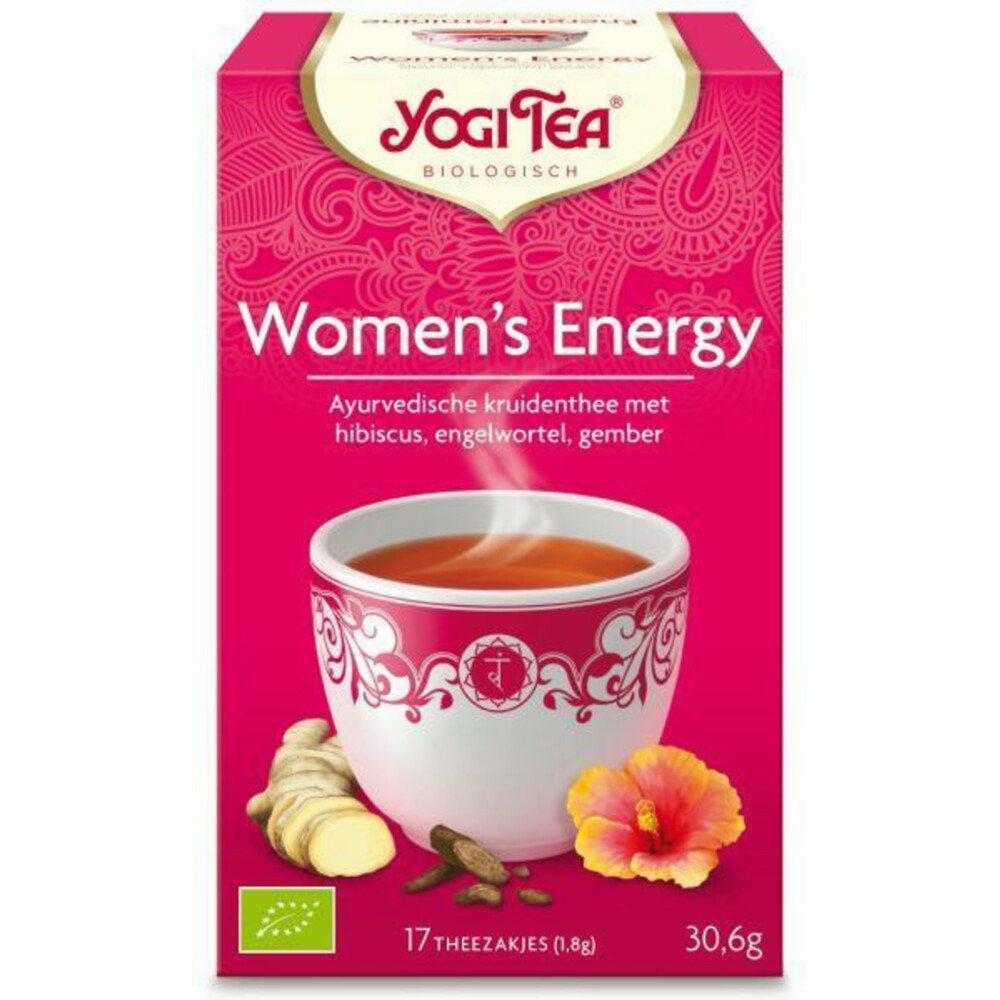 Yogi tea Womens Energie Biologisch17 stuks