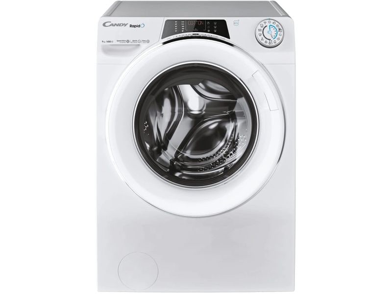 Candy Waschmaschine RO 1496DWMCT/1-S Links Frontlader mit 9 kg Ladekapazität