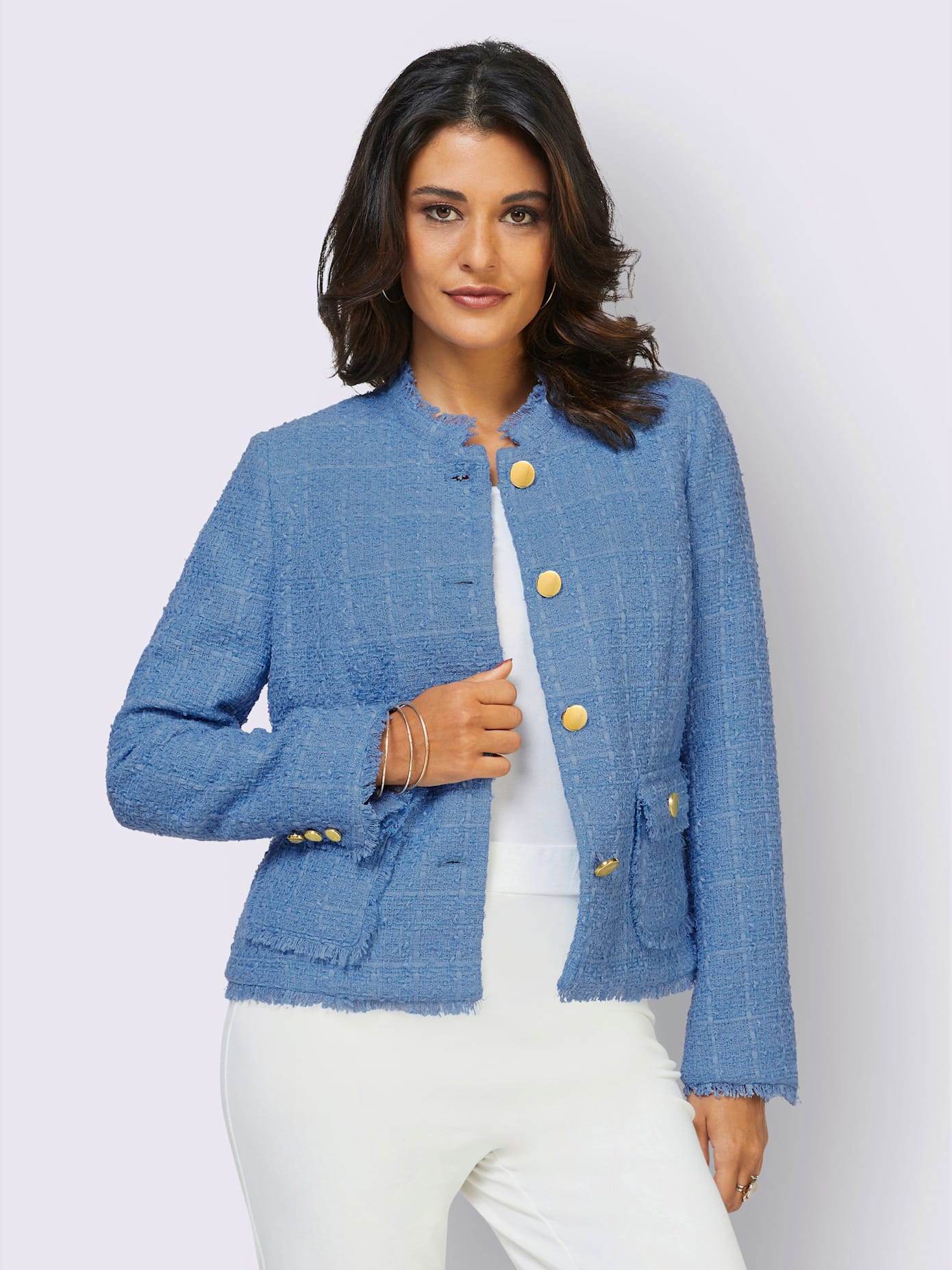 Blazer accessoires de couleur or