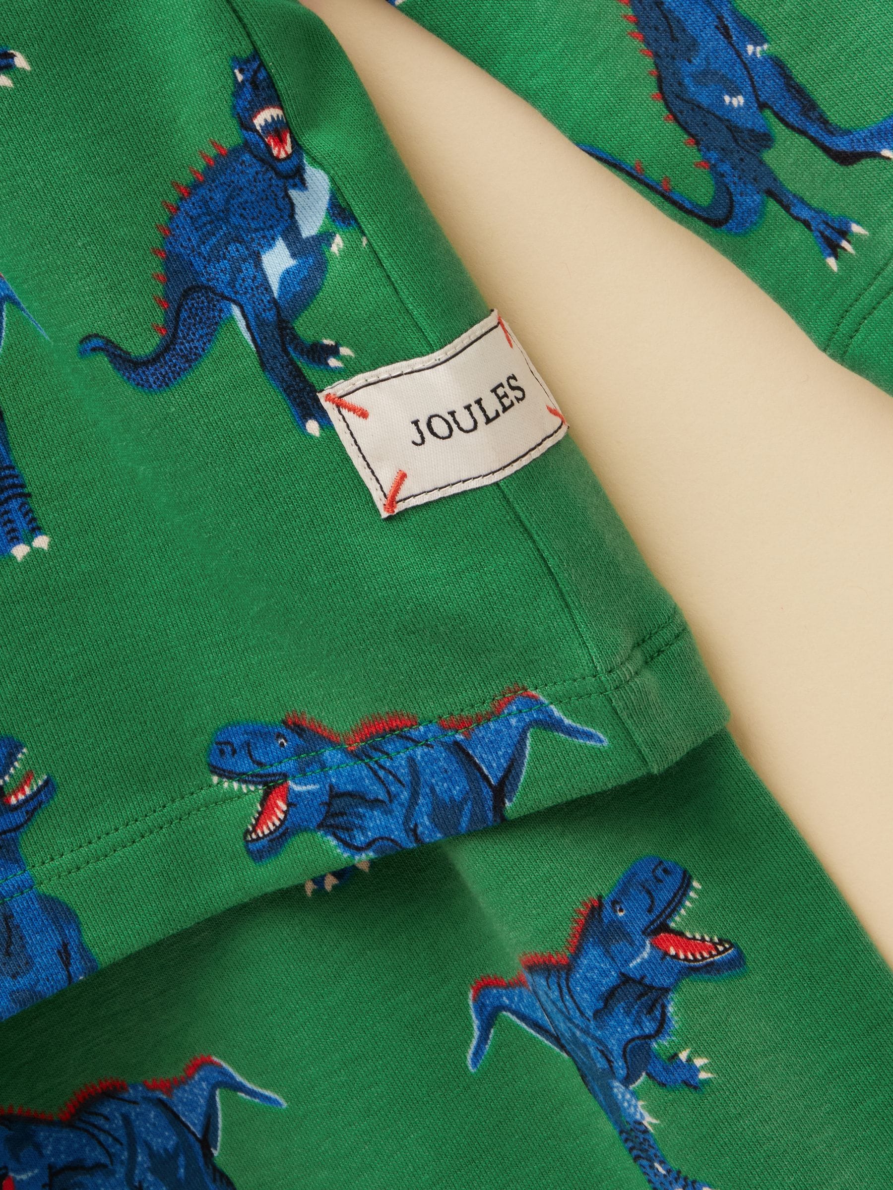 Groen dinosaurus - Joules Boys' Kipwell Long Sleeve Pyjama Set