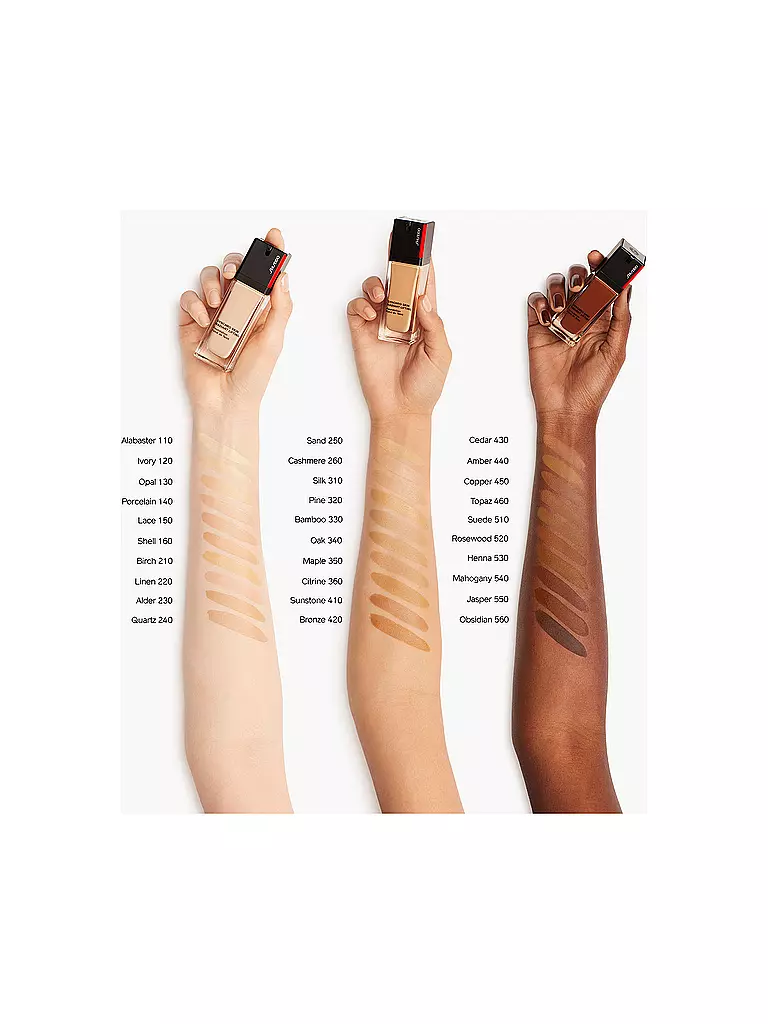 SHISEIDO Synchro Skin Radiant Lifting Foundation ( 240 Quartz )  braun