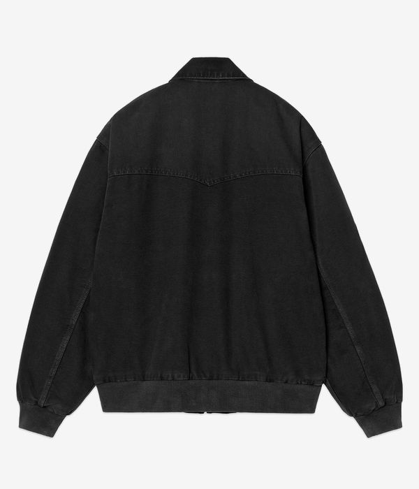 Carhartt WIP OG Santa Fe Organic Dearborn Jacke (black black stone canvas)