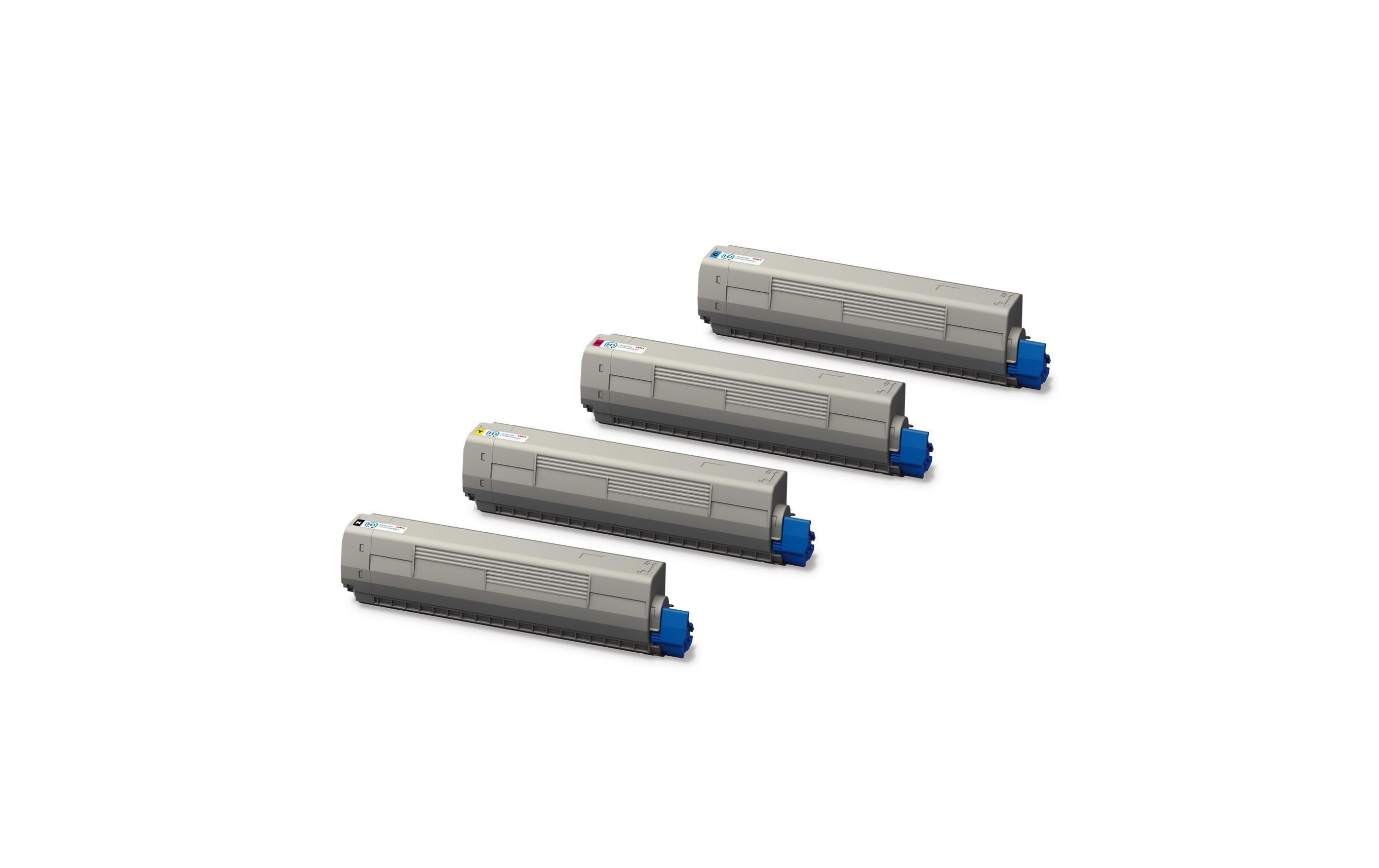 Toner 44844505 Yellow<br>Toner, black