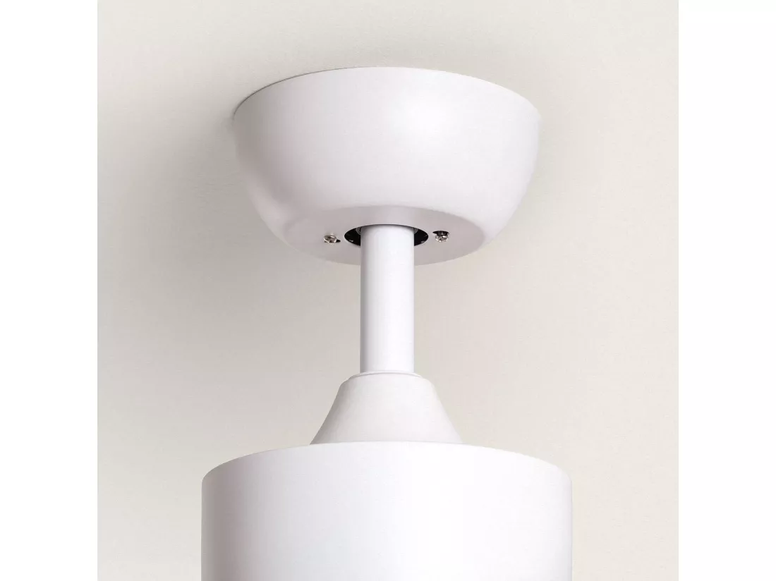 Ventilateur de Plafond Silencieux Fleves 132cm Motor DC Blanc Télécommande Avec lumière Non Blanc