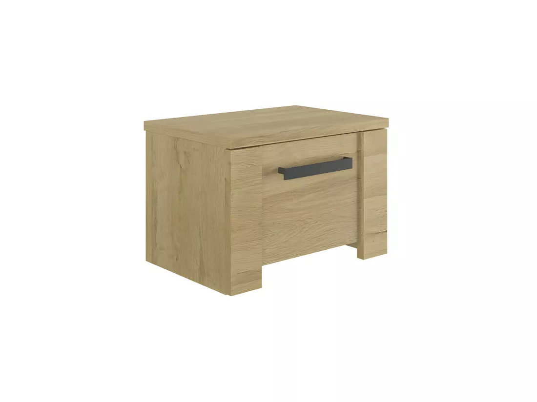 Chambre Adulte Complète (140*190) Chêne blond - MARCELLINO