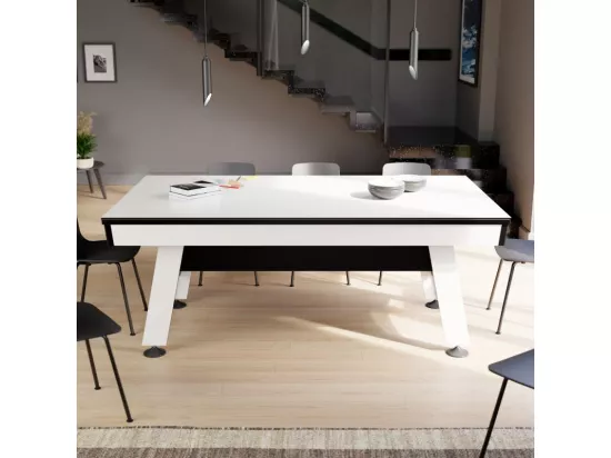 Table multi-jeux 3 en 1 - Samurai - Air Hockey, Ping-Pong et convertible Table dînatoire