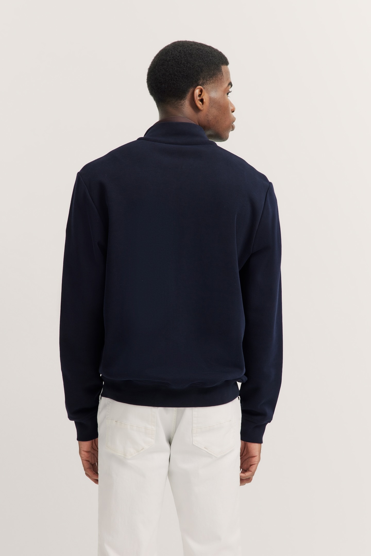 bugatti Sweatjacke , mit Reissverschluss und Stehkragen