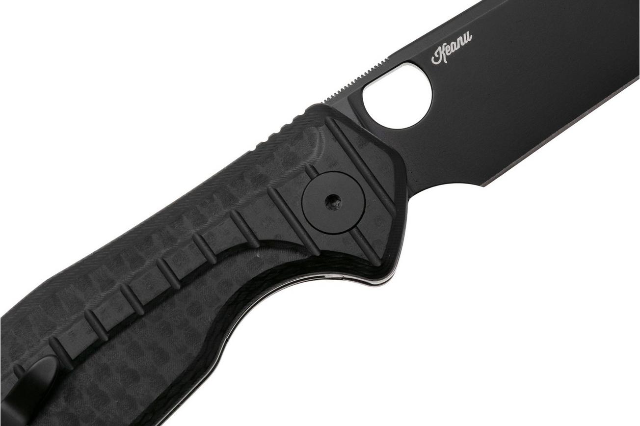 Bestechman Angry Owl BMK12F-2 PVD D2, Carbonfiber, zakmes