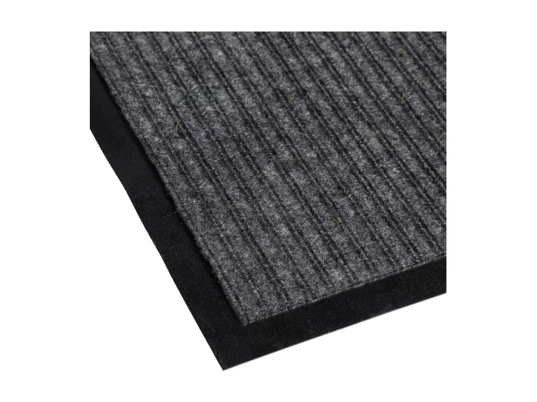 Tapis d'entrée Paillasson gris foncé 40 x 60 cm