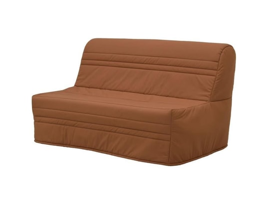 GRUHIER - Banquette bz 2 places joe - tissu terracotta - l143 x p97 x...