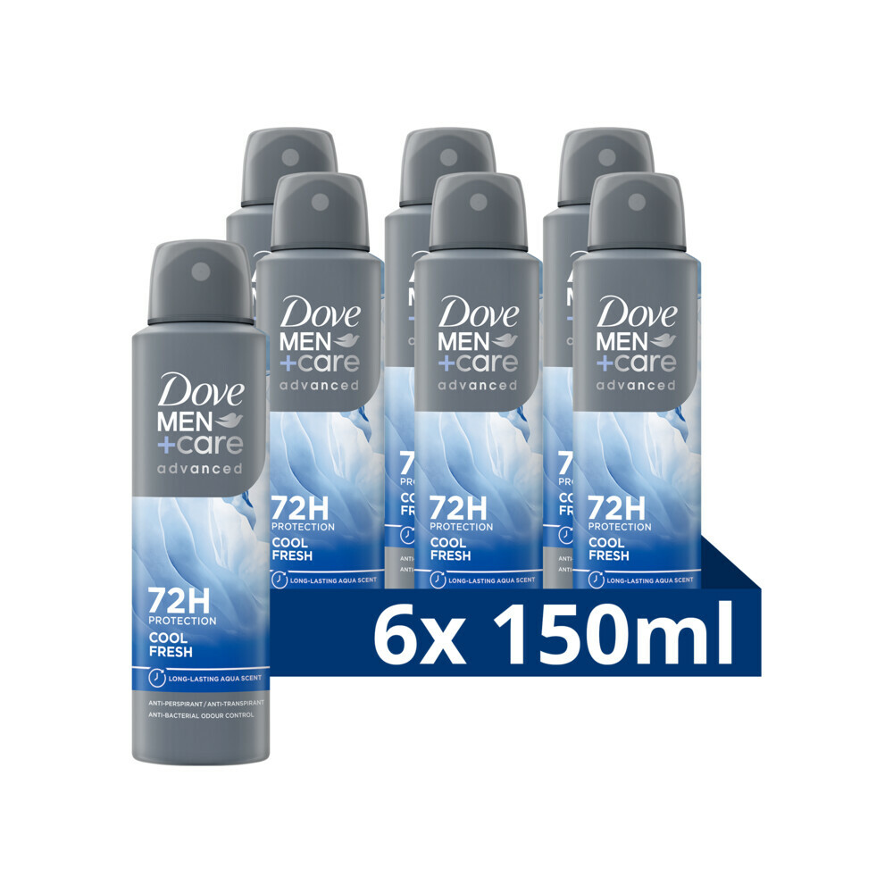 6x Dove Deodorant Men+ Care Cool Fresh150 ml