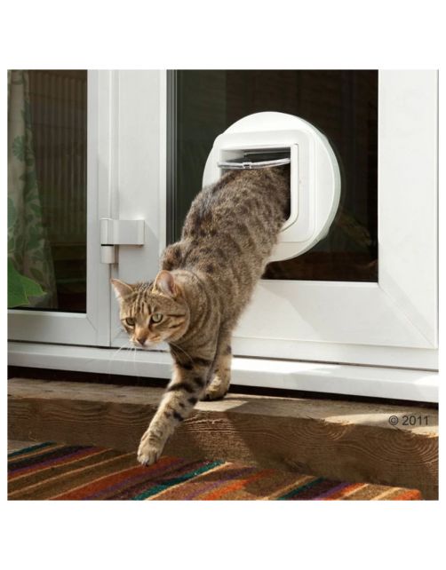 Sure Petcare Montageadapter Voor Kattenluik - Kattenluik - Wit