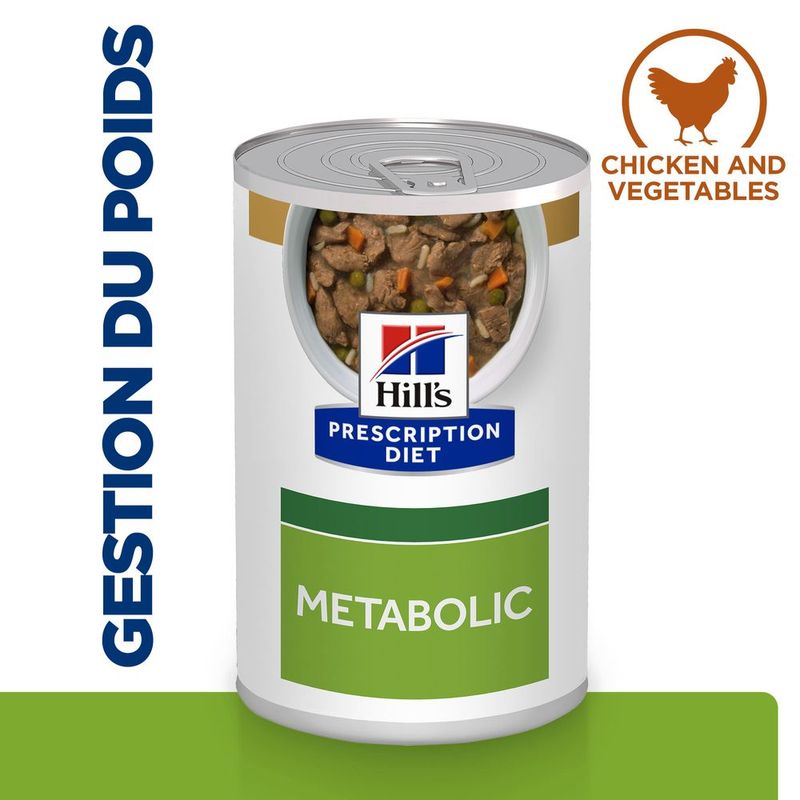 Hill's Prescription Diet Metabolic Mijoté poulet, légumes