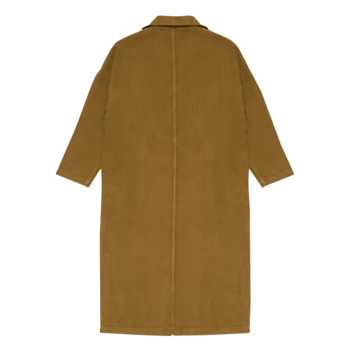 the new society Manteau Long Lin - Collection Femme  | Camel