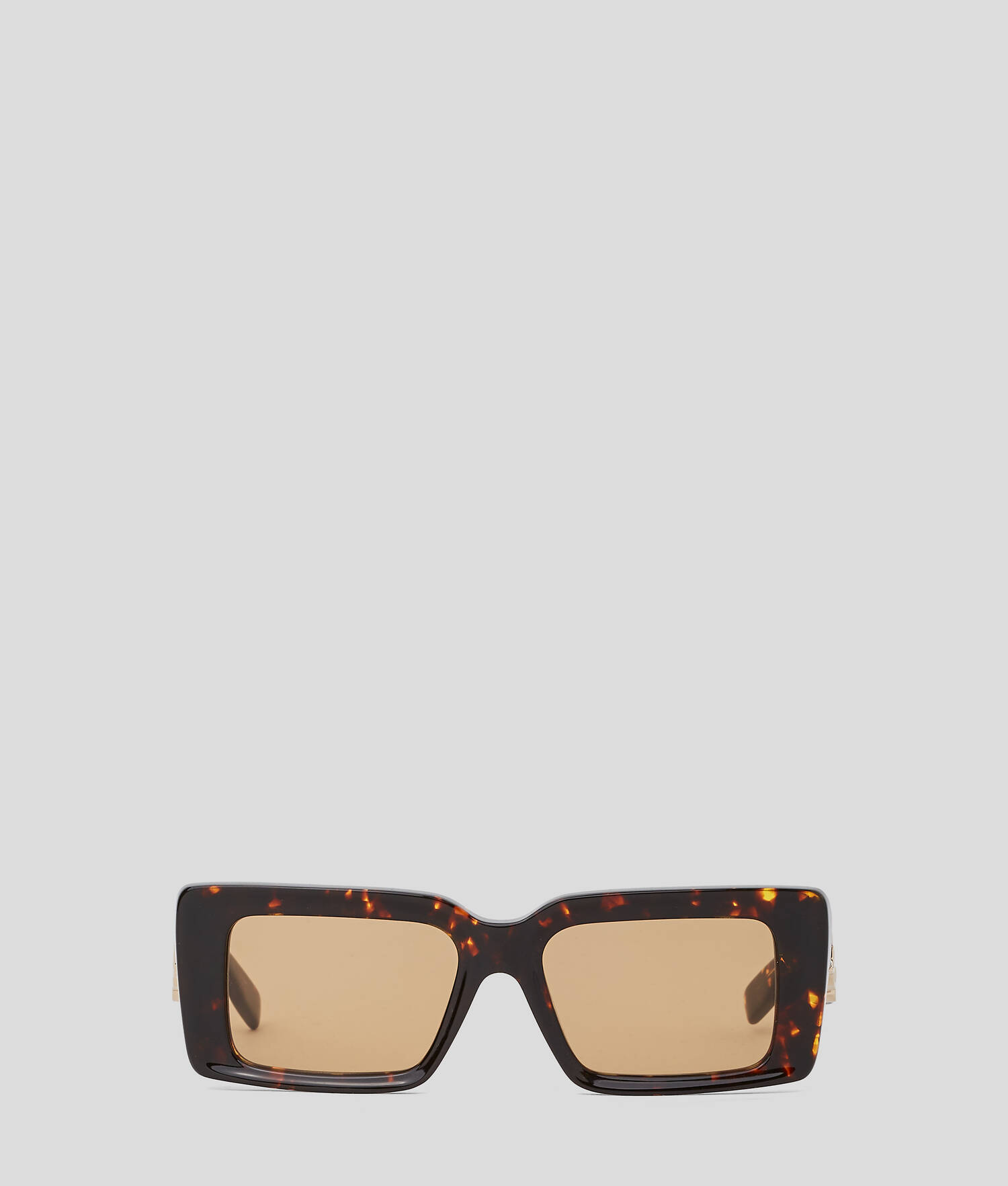 LUNETTES DE SOLEIL AVEC LOGO DÉCOUPÉ KARL SIGNATURE - Tortue Foncée