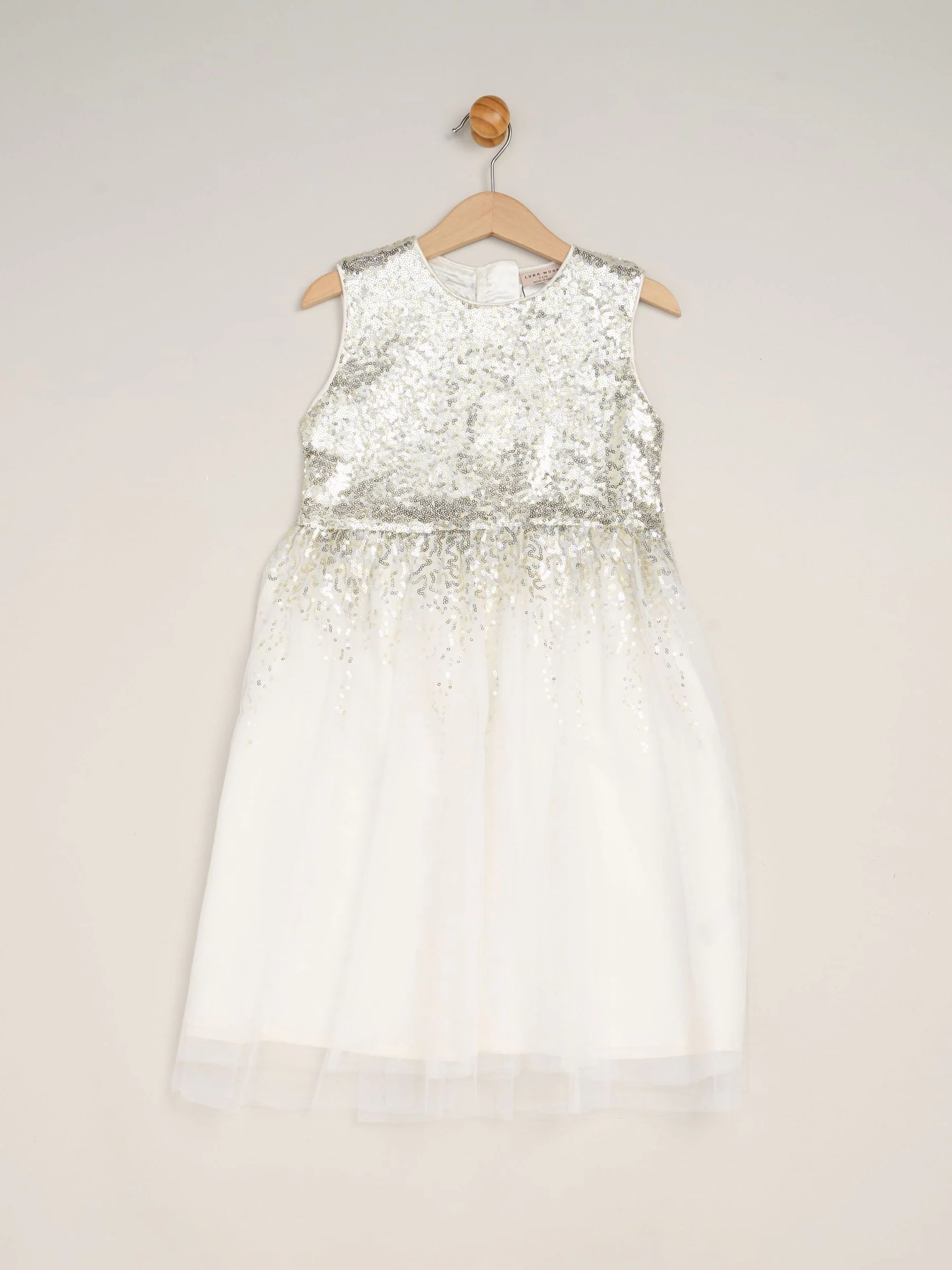 Wit - Miss Waterfall Sequin Dress and Faux Fur Bolero Set