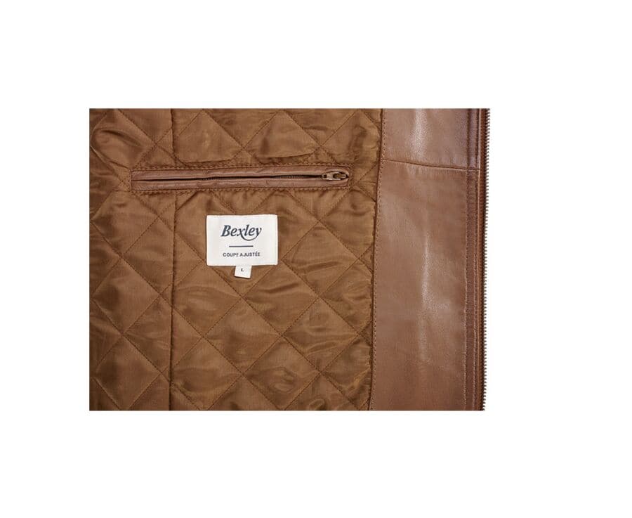 Blouson aviateur homme Cognac - EVERETT II