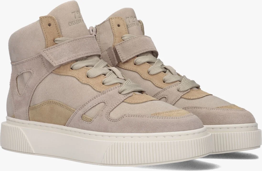 CYCLEUR DE LUXE beige cycleur de luxe hoge sneaker mur