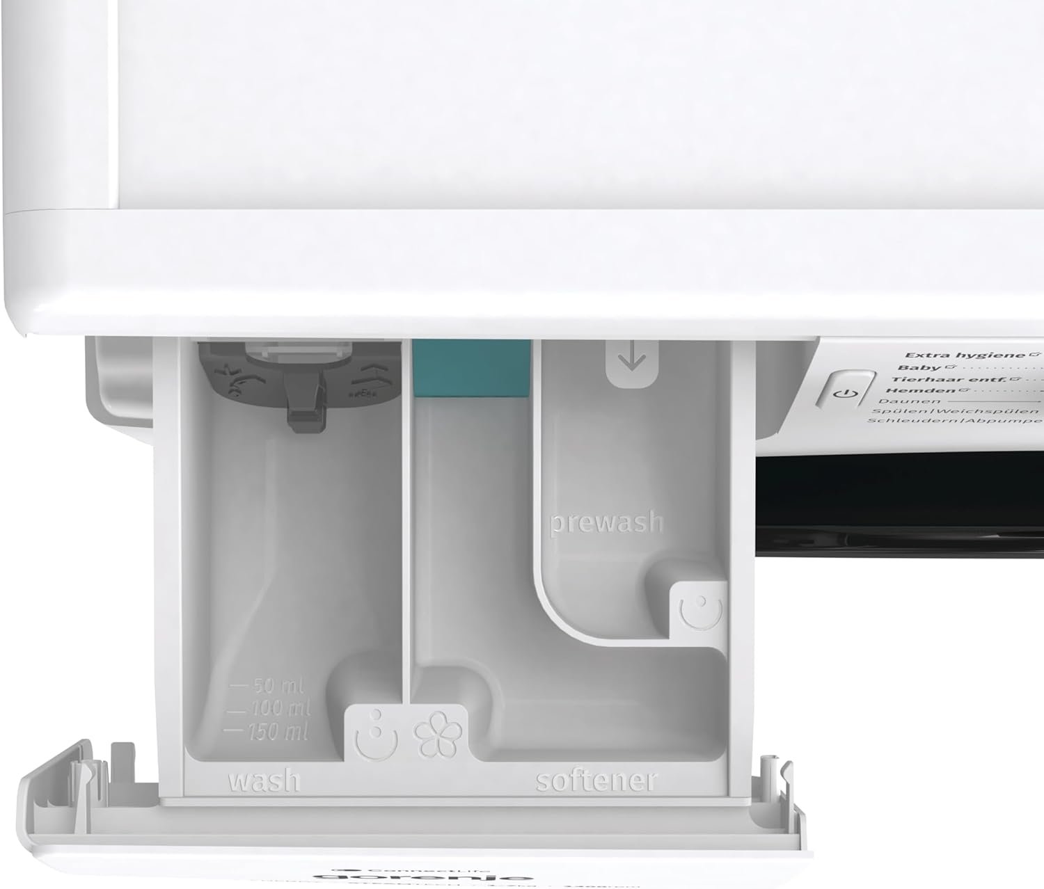 Gorenje WPNEI74A1TS Waschmachine mit Dampffunktion/ConnectLife / 7Kg / 1400 U/min / 15 Programme/Totaler AquaStop/WaveActive Trommel/ExtraHygiene/PowerWash/Schnell Waschgang/EEK: A-10%