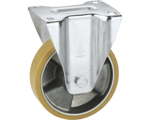 Tarrox bokwiel PU/aluminium 100 x 30 mm