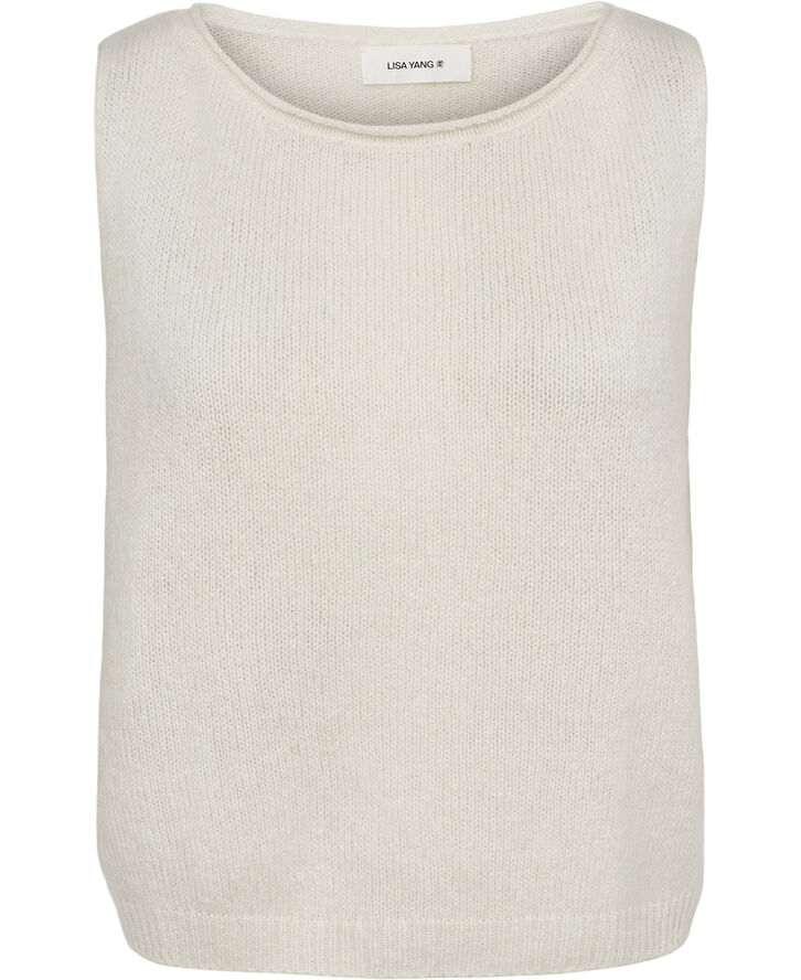 Lisa Yang Devine Vest Cream Size 0 Cream