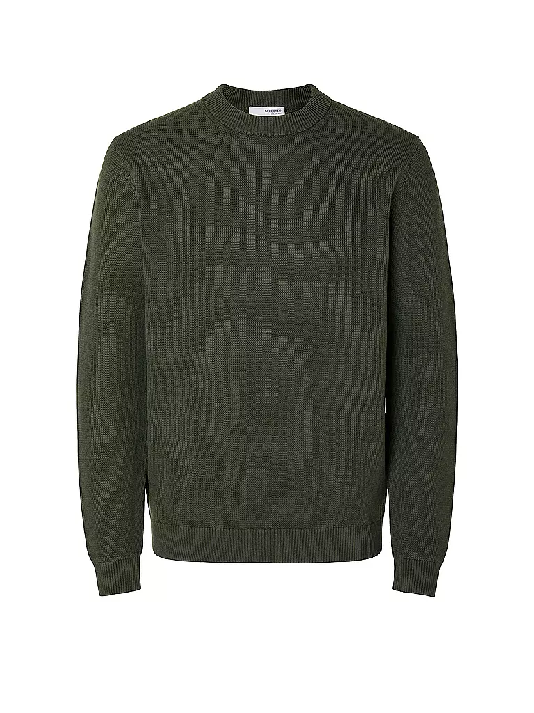SELECTED Pullover SLHDANE olive
