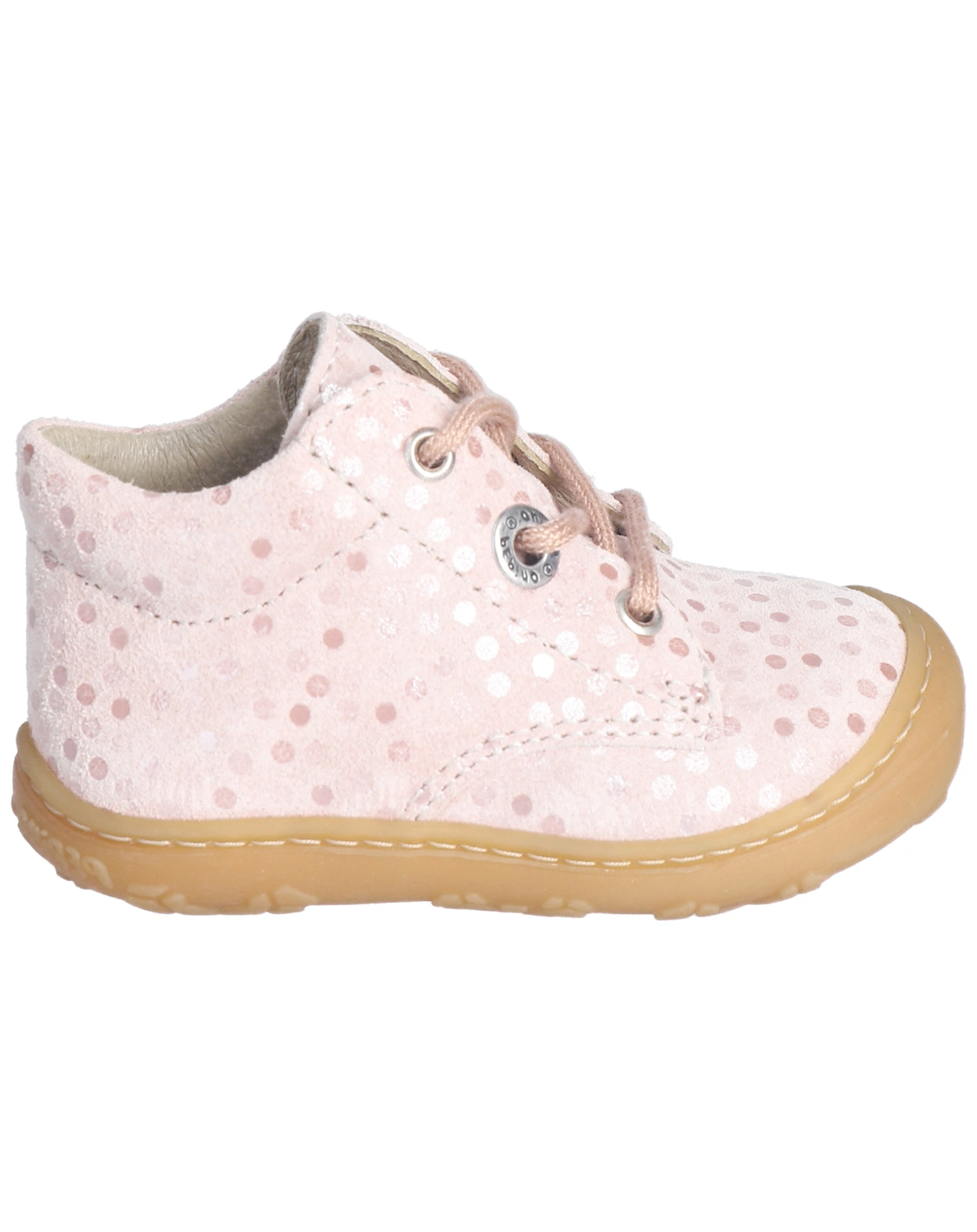 Schnür-Lauflernschuhe DOTS BUBBLE in powder