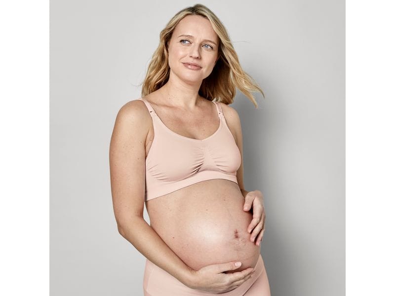 MEDELA Still-BH Keep Cool Beige Gr. L Atmungsaktiver Schwangerschafts- und Still-BH