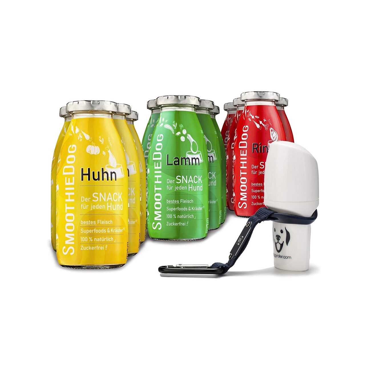 SmoothieDog Klassik + Doggyroller Blau Gr. M