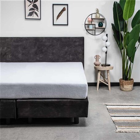Hoeslaken Luxe Badstof - Wit