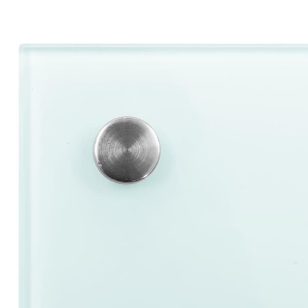 vidaXL Kjøkkenplate hvit 70x40 cm herdet glass