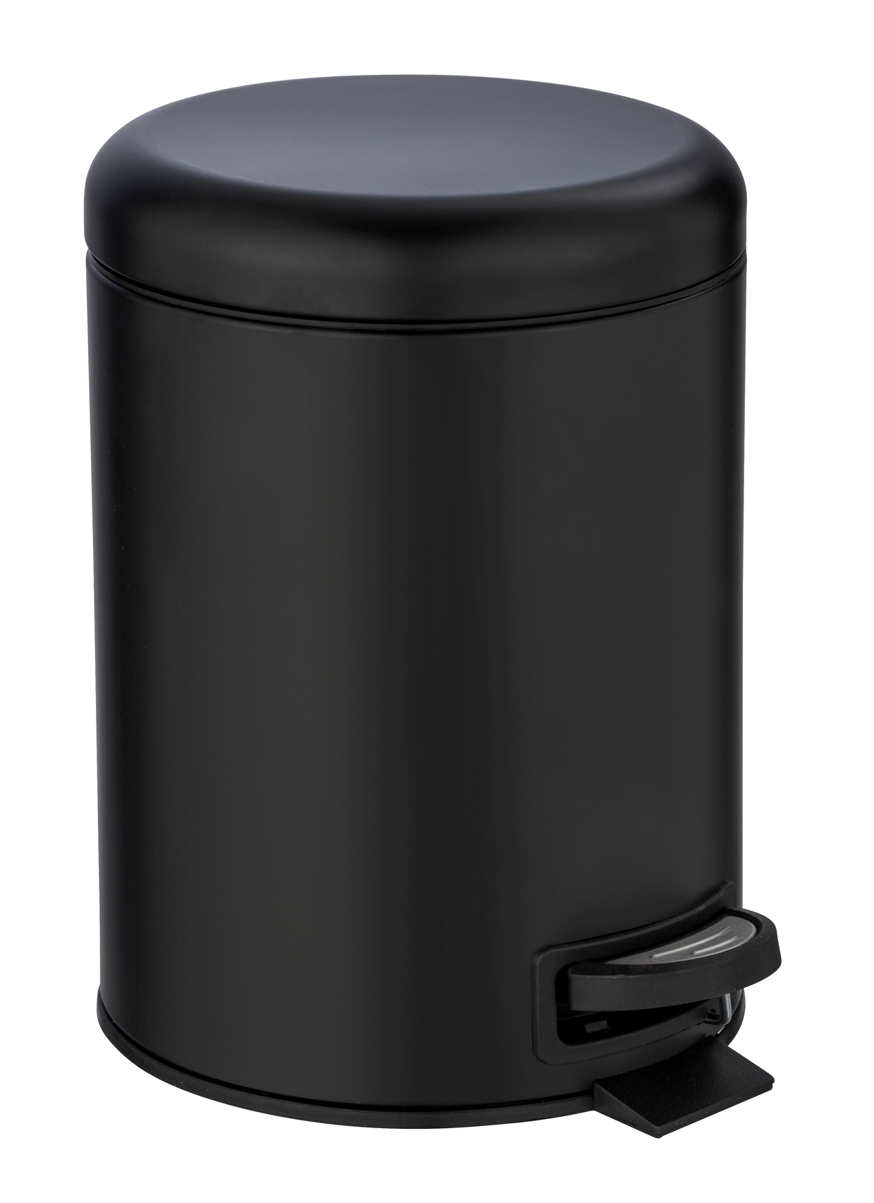 Wenko Leman afvalemmer 5 liter mat zwart