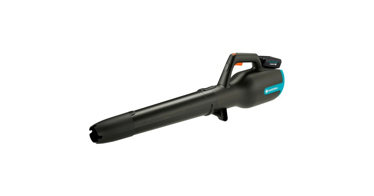 GARDENAAccu bladblazer PowerJet 18V P4A set  (Grijs/turquoise, 14890-20, Accu inbegrepen)