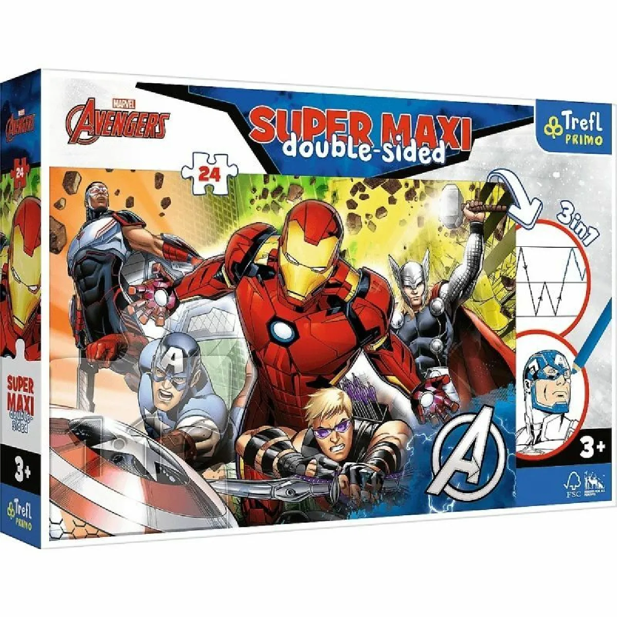 Trefl Puzzle Super Maxi Strong Avengers