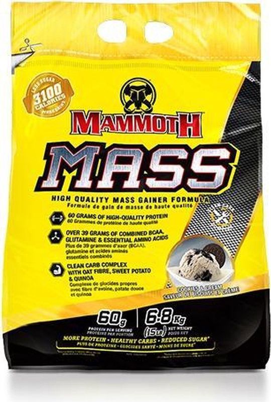 Interactive Nutrition Mammoth Mass 2500 Cookies Weight Gainer / Mass Gainer 6 (21 shakes)
