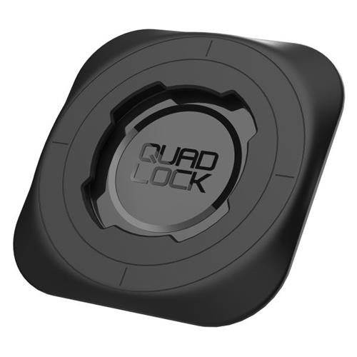 MAG Adaptor Universal Klebe Adapter Halter mit Sicherungsverschluss (QMA-UNI) - Schwarz
