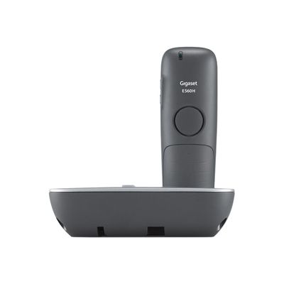 Gigaset E560A - téléphone sans fil - avec répondeur - argent