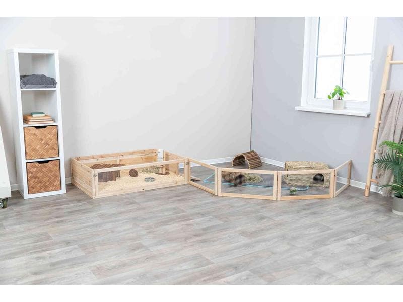 Trixie Freilaufgehege 4 Elemente à 60 x 30 cm, Holz, Indoor Gehege