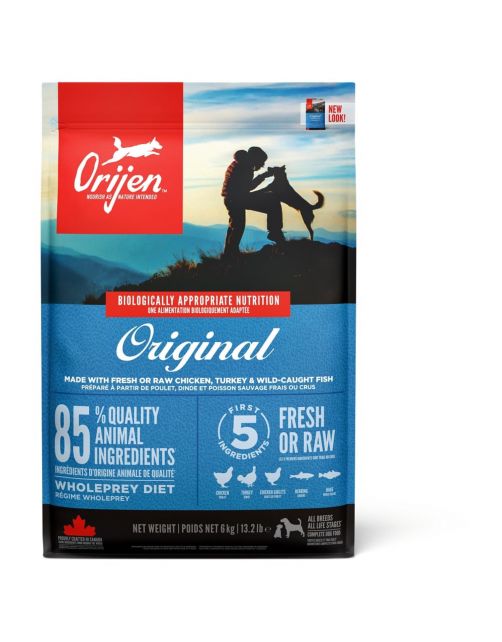 Orijen Whole Prey Original Dog Kip&Kalkoen - Hondenvoer