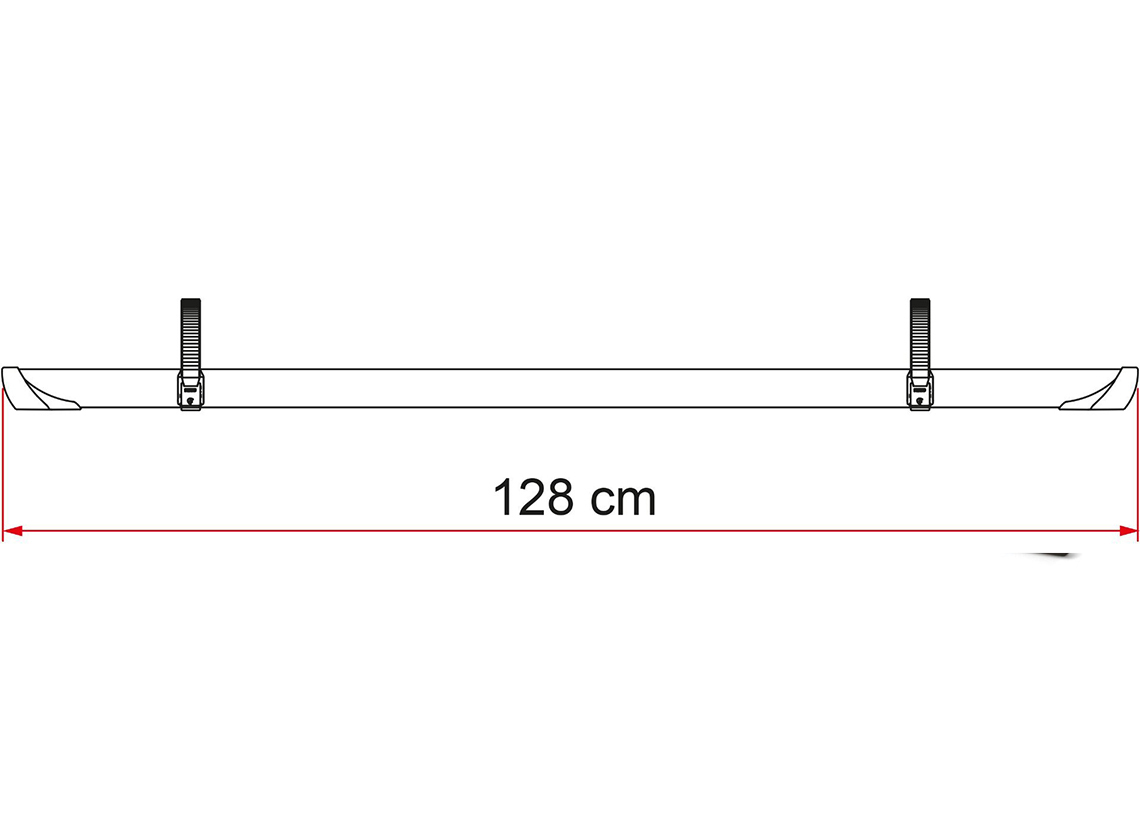 Fiamma Rail Quick Pro wielgoot - black